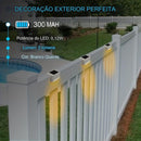 Kit Iluminação Solar Deck Escadas Muro Corrimão [Instalação Fácil]