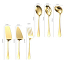 Kit Utensílios de Cozinha 6 Peças Inox Dourado - Electshop